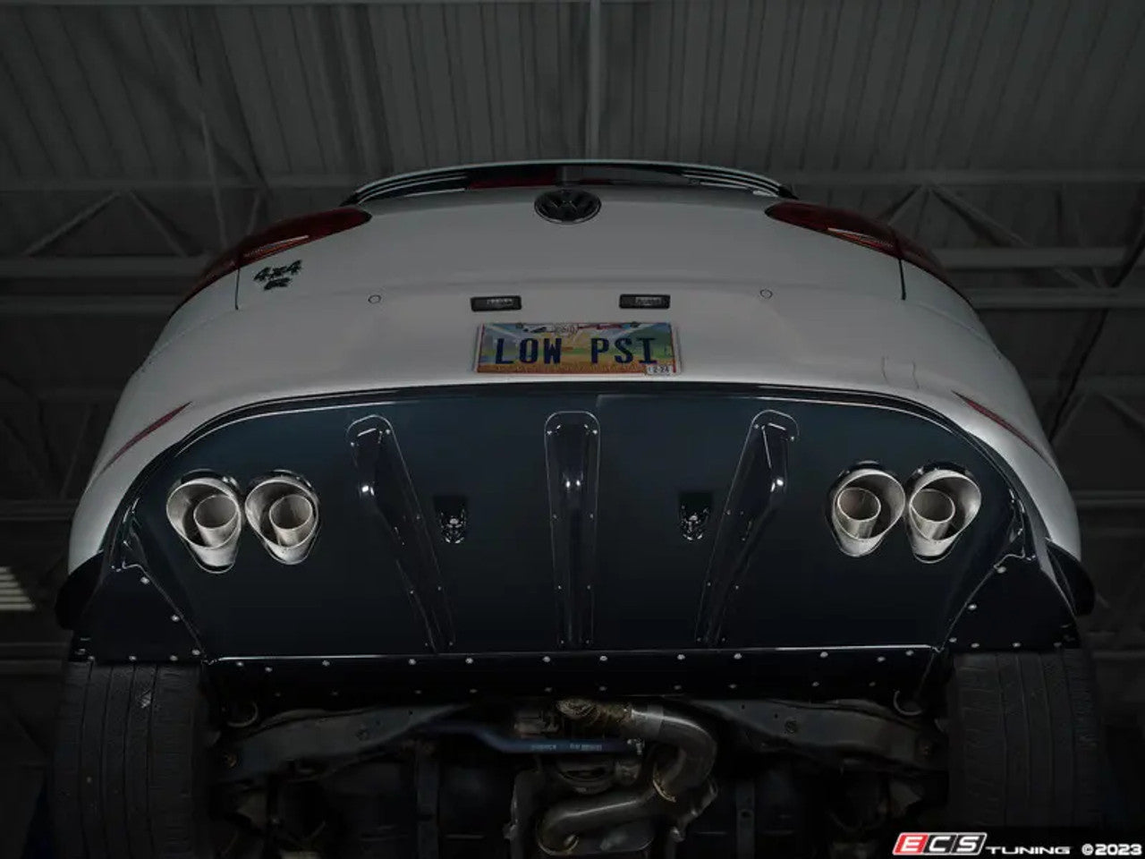ECS Tuning MK7.5 Golf R Functional Aerodynamic Rear Diffuser Kit