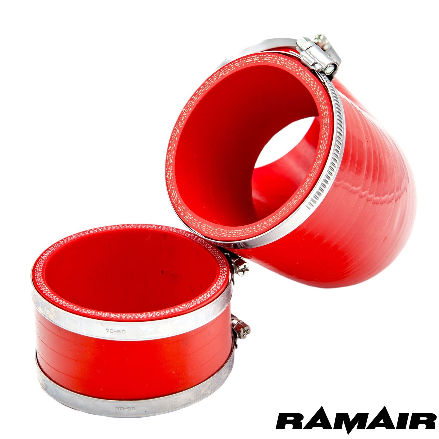 Performance Foam Induction Kit for MK2 Focus ST with ECU Holder - Red Hoses