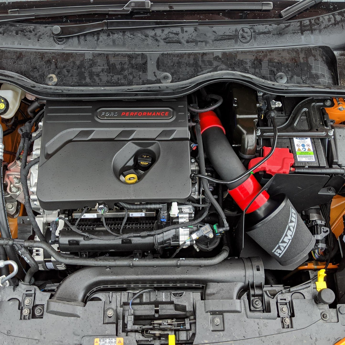 Performance Foam Induction Kit for MK8 Ford Fiesta ST 1.5 EcoBoost - Red Hose