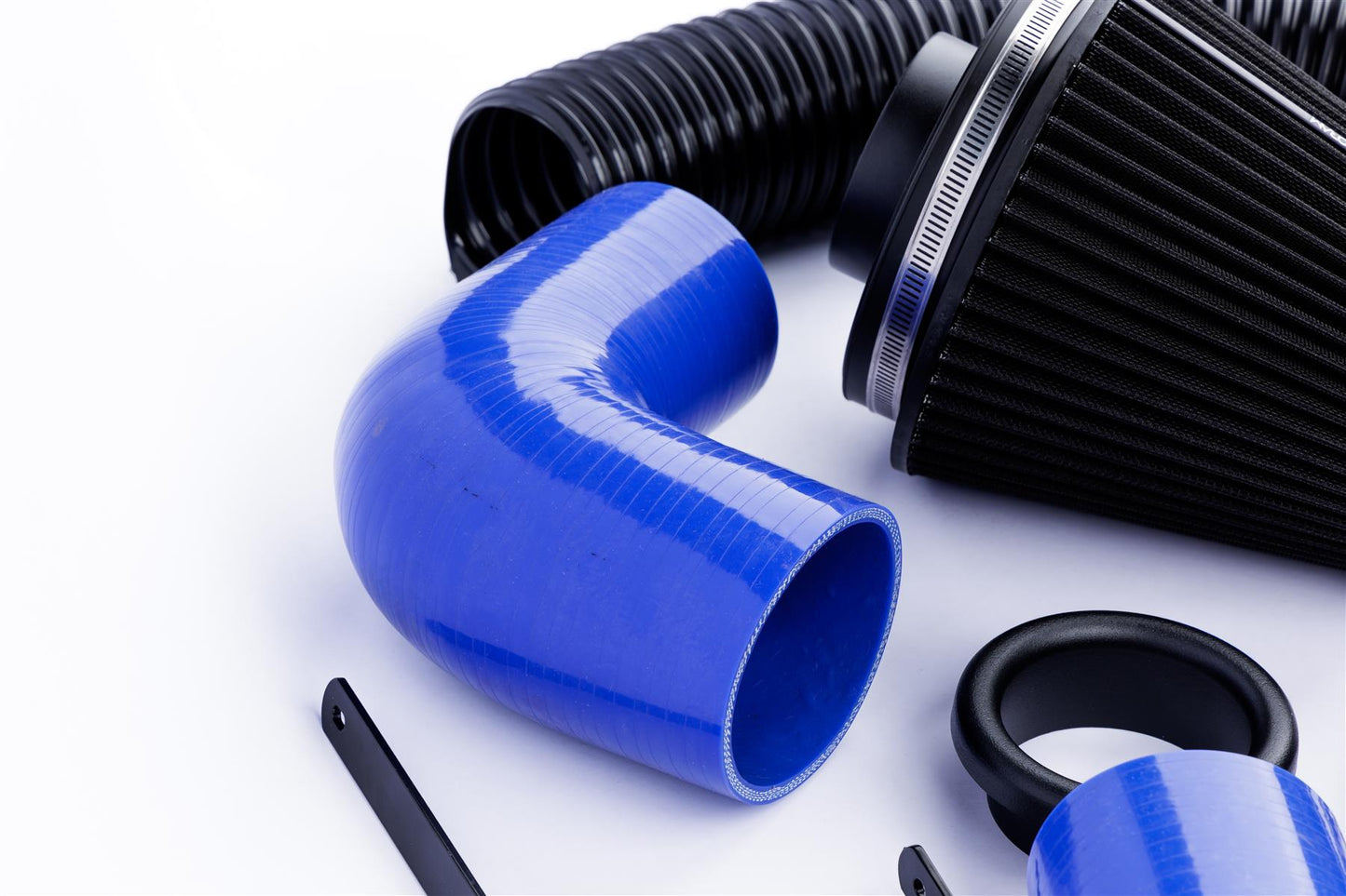 Performance Pleated Induction Kit for VW MK5 Golf R32 3.2 V6 - Blue Hoses