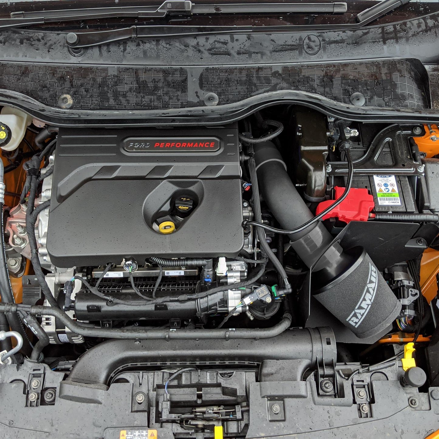 Performance Foam Induction Kit for MK8 Ford Fiesta ST 1.5 EcoBoost - Black Hose