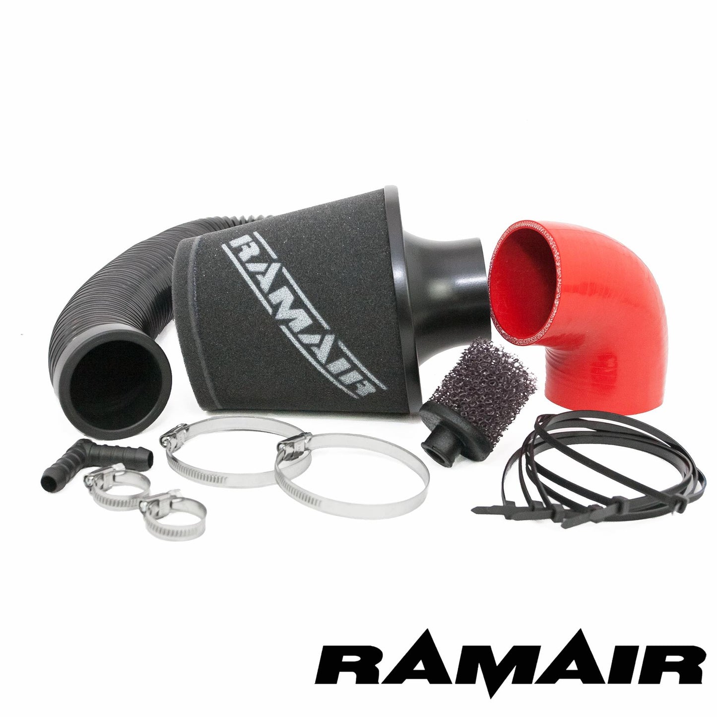 Performance Foam Induction Kit for Ford Fiesta ST150 MK5 - Red Hose