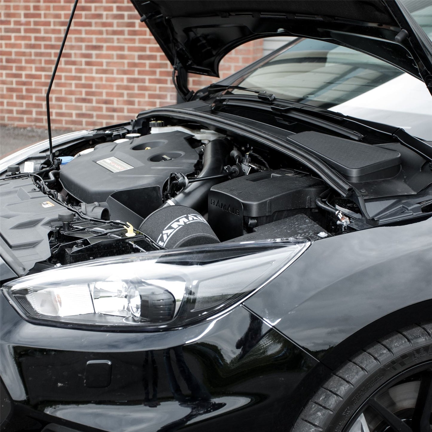 Performance Foam Induction Kit for 2.3 Ecoboost MK3 Ford Focus RS - Black Hose