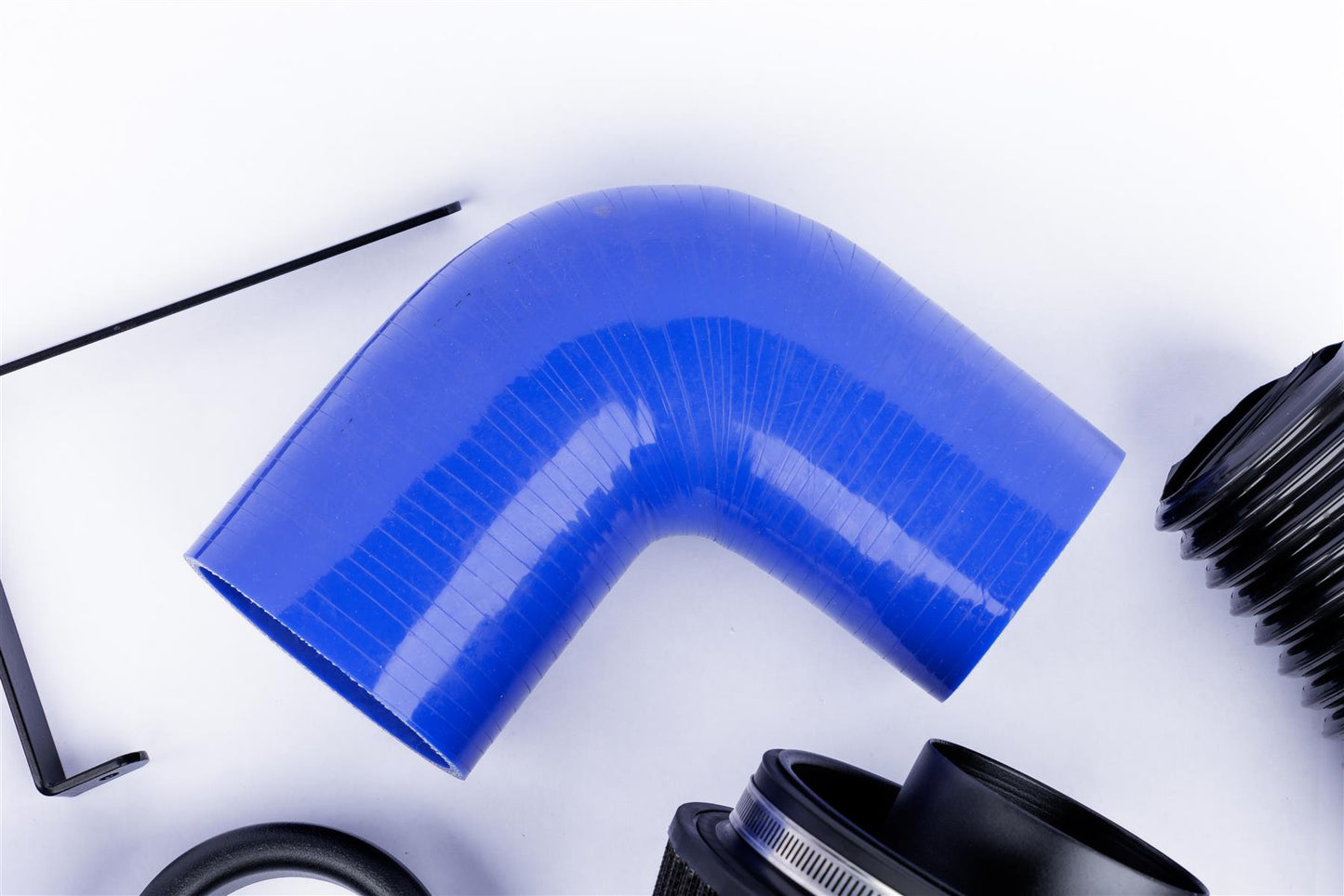 Performance Pleated Induction Kit for VW MK5 Golf R32 3.2 V6 - Blue Hoses