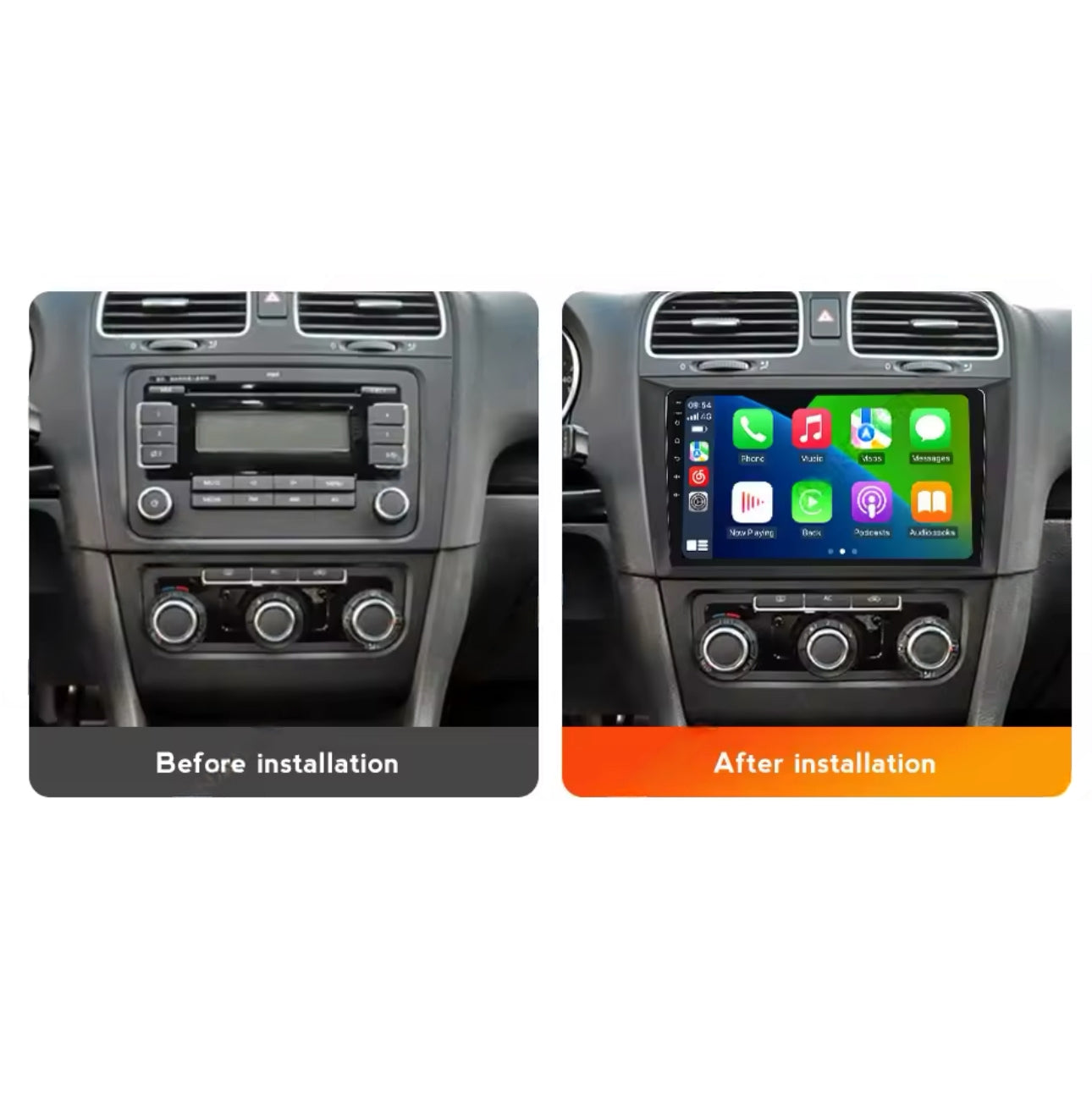 VW Golf MK6 Android Radio Unit - Android Auto/CarPlay