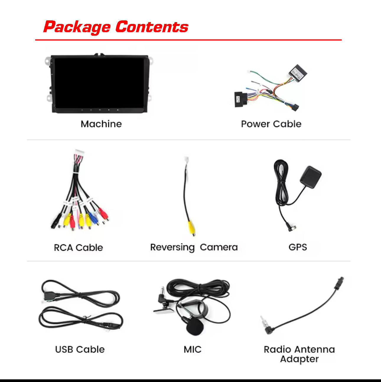 Android Radio Unit 9" Android Auto/CarPlay