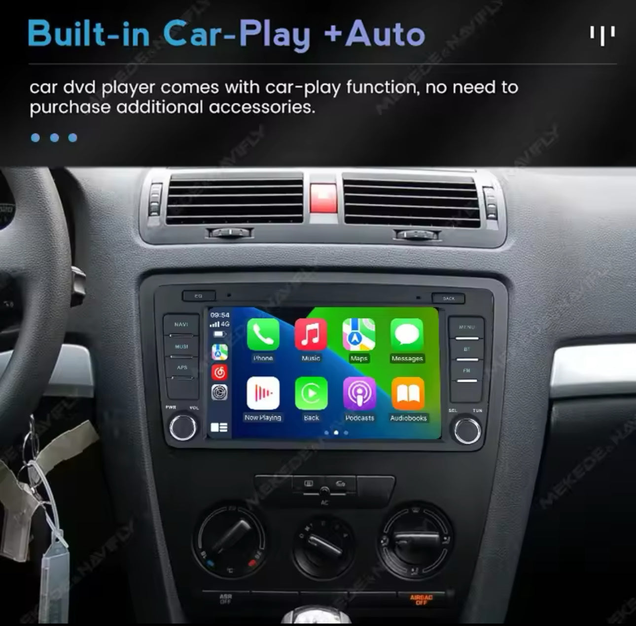 Skoda Octavia MK2 7" Android Radio Unit - Android Auto/CarPlay