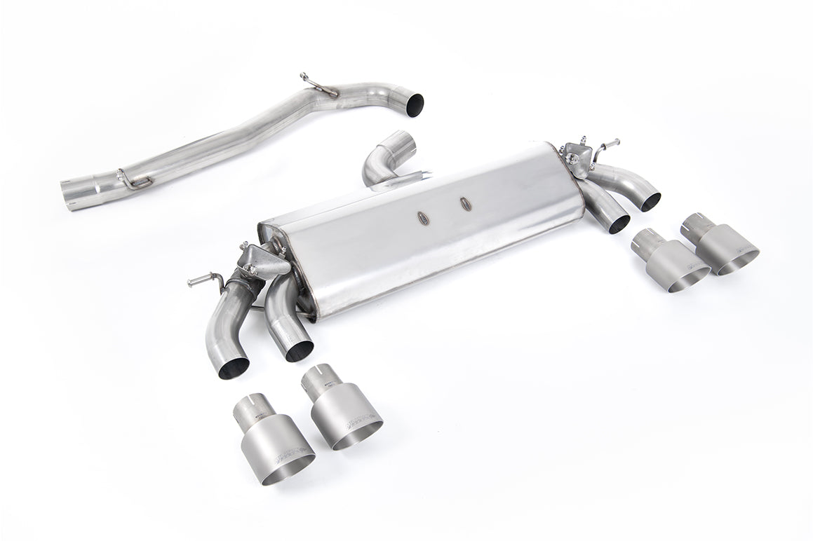 Milltek Cat Back exhaust system - Golf MK7.5 R Hatch (GPF) EC Approved