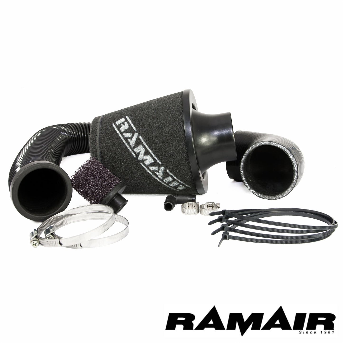 Performance Foam Induction Kit for Ford Fiesta ST150 MK5 - Black Hose