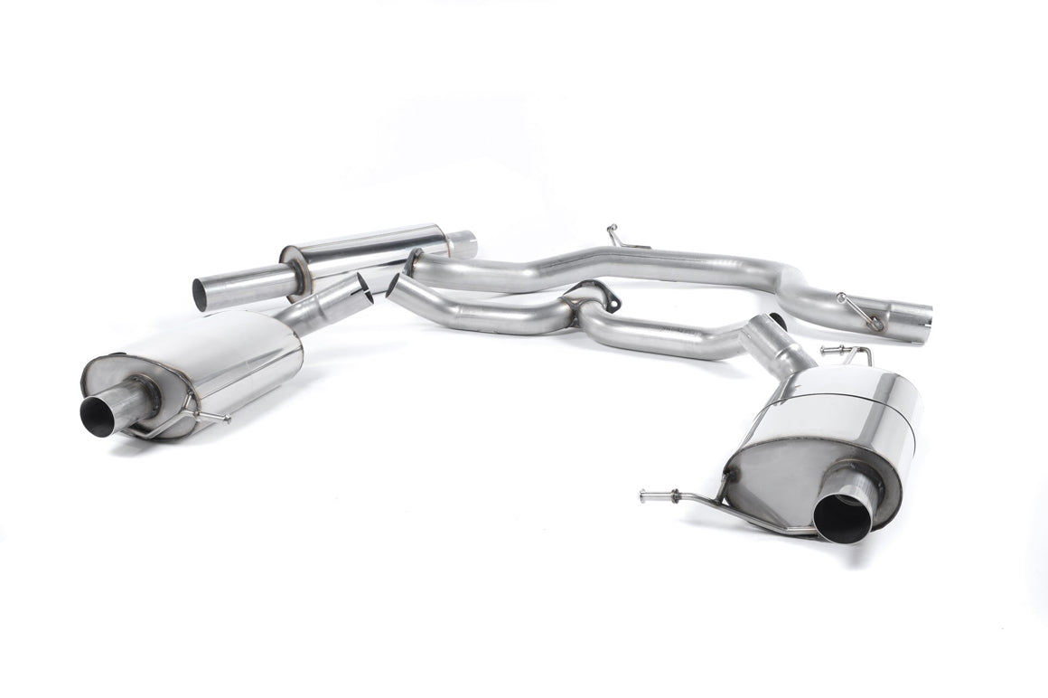 Milltek Sport - Cat back exhaust system Octavia VRS MK3 non GPF and GPF vehicles