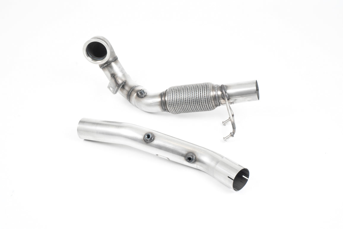 Milltek Sport - 2.0TSI EA888.3 Large-bore Downpipe and De-cat/sports cat (GPF vehicles) 2WD Models