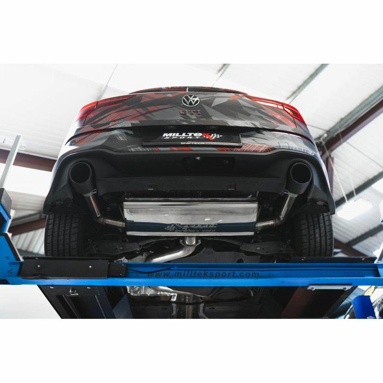 Milltek GPF back exhaust system - Golf MK8 GTI Hatch