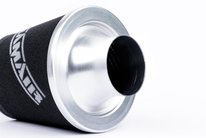 Ramair Foam Jet Stream Small Cone Air Filter 90mm (3.5inch) OD Silver