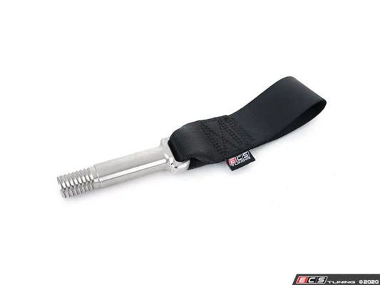 ECS Tuning MK7 Golf Race Tow Strap - Black