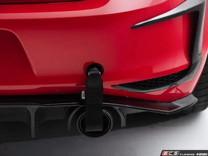ECS Tuning MK7 Golf Race Tow Strap - Black