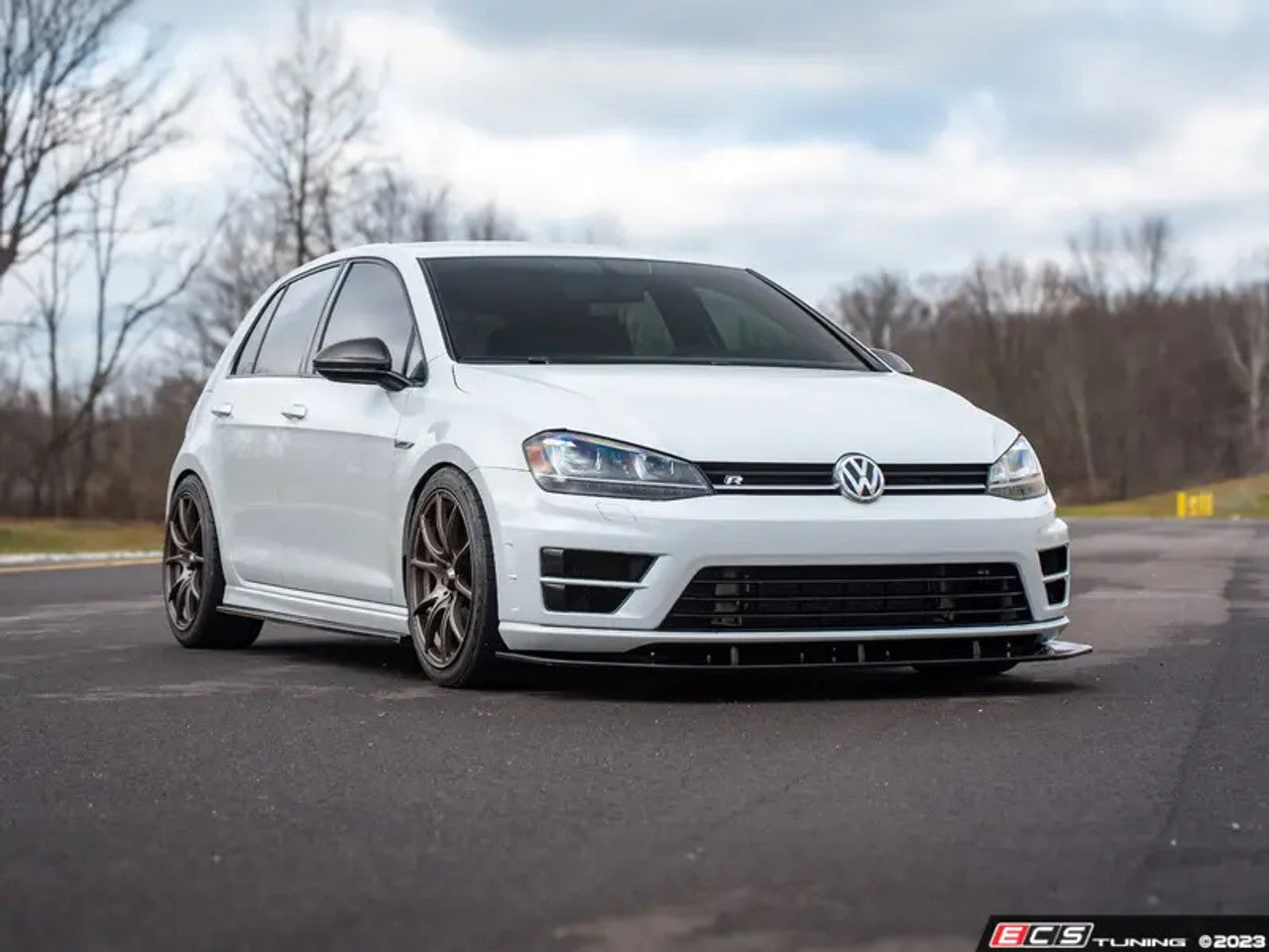 ECS Tuning MK7/MK7.5 GTI/Golf R Functional Aerodynamic Front Splitter ...