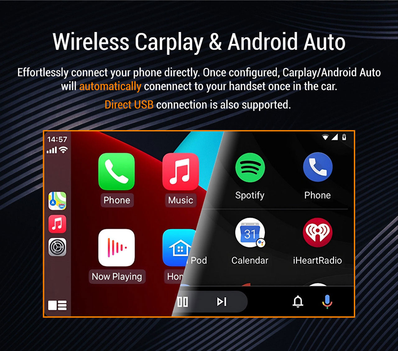 Apple CarPlay and Android Auto Interface For VWG MIB 5F Infotainment