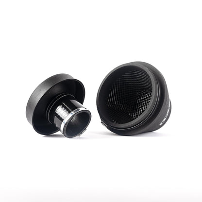 Ramair 70mm (2.75inch) ID Neck Medium Cone Air Filter with Velocity Stack and Coupling