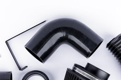 Performance Pleated Induction Kit for VW MK5 Golf R32 3.2 V6  - Black Hoses