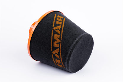 Ramair Foam Performance Universal Cone Air Large Filter Coupler - 80mm (3.1inch) Orange