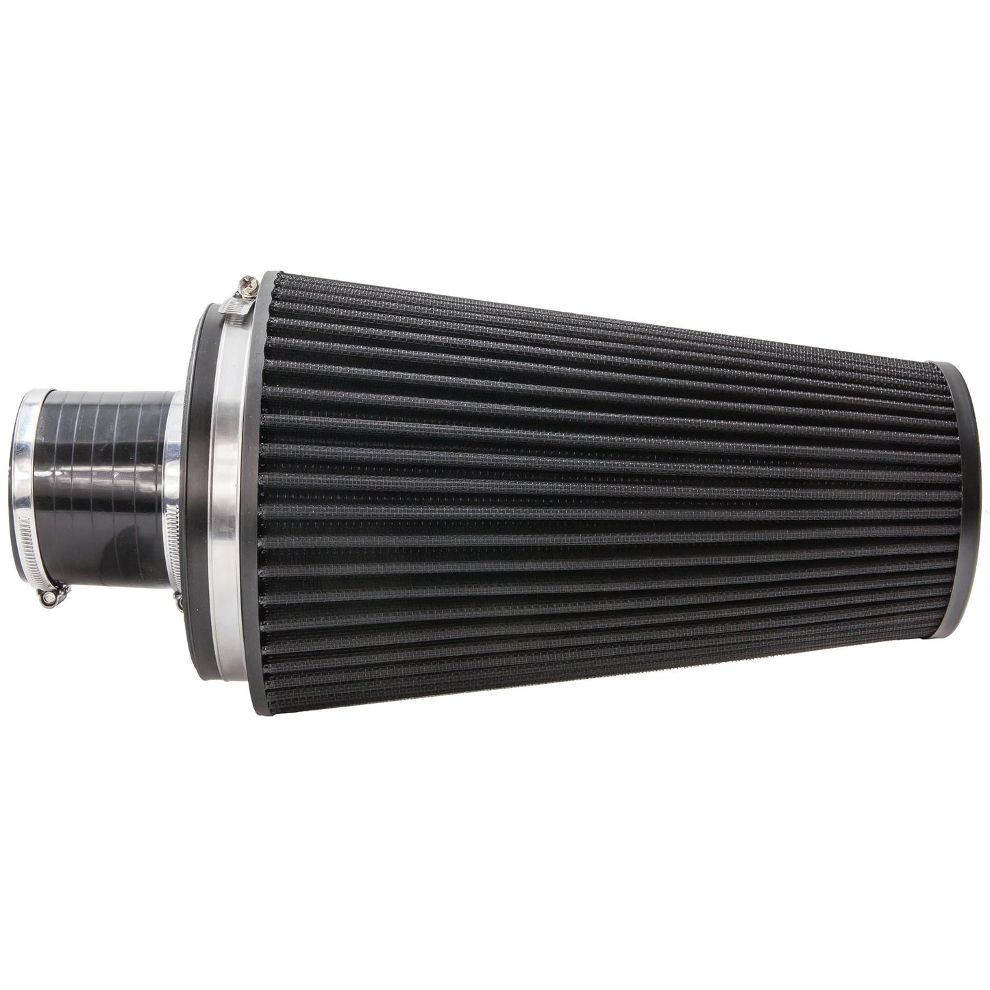 Ramair Pleated 70mm (2.75inch) ID Neck XLarge Cone Air Filter with Velocity Stack and Coupling