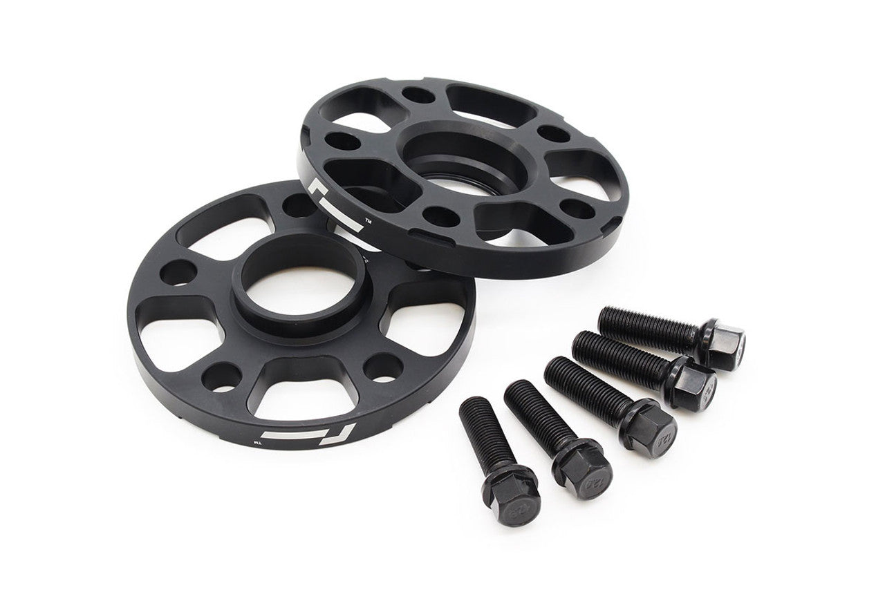 CTM 2x 25mm Thick 5x112 Wheel Spacers With 57.1mm Hub Bore & Extended Ball Seat Bolts For VW