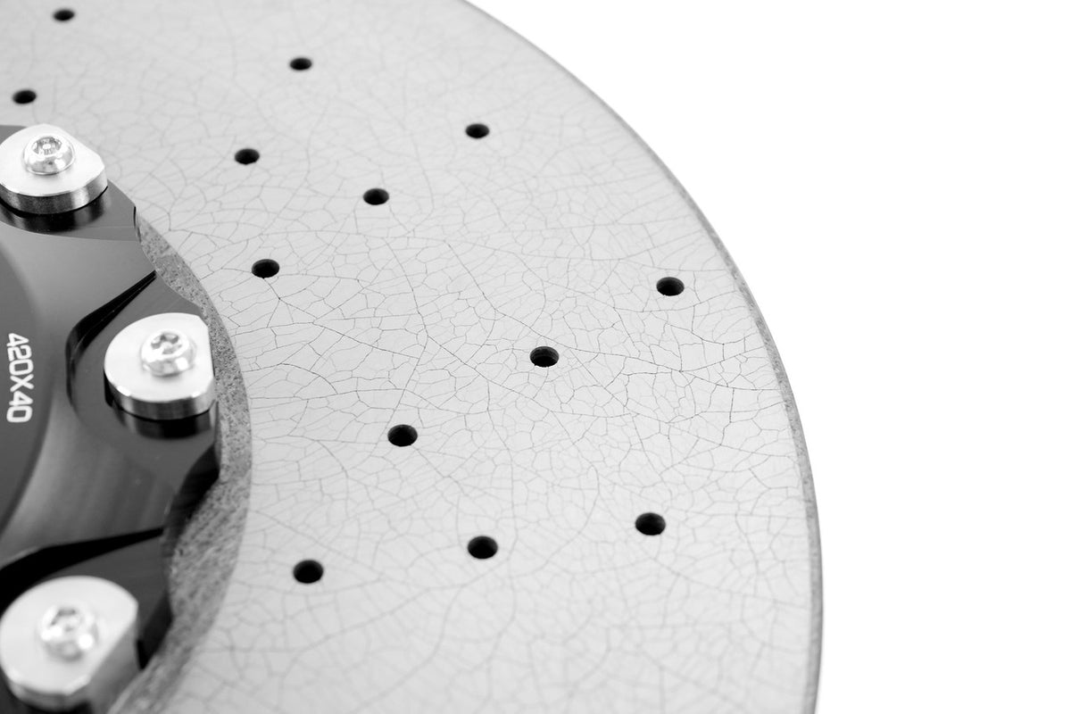 RacingLine Carbon Ceramic Rear Disc Conversion - C8 RS6 and RS7