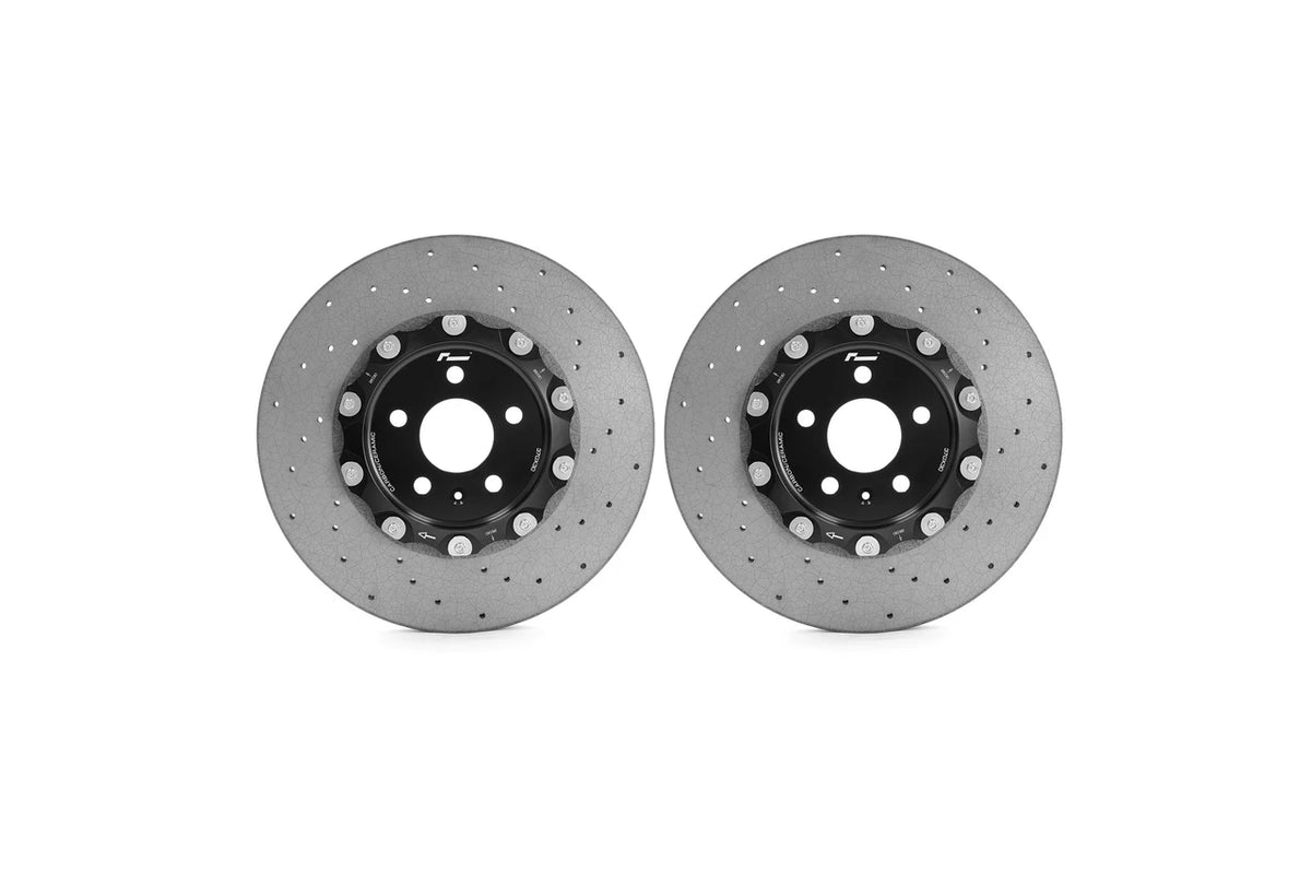 RacingLine Carbon Ceramic Rear Disc Conversion - C8 RS6 and RS7