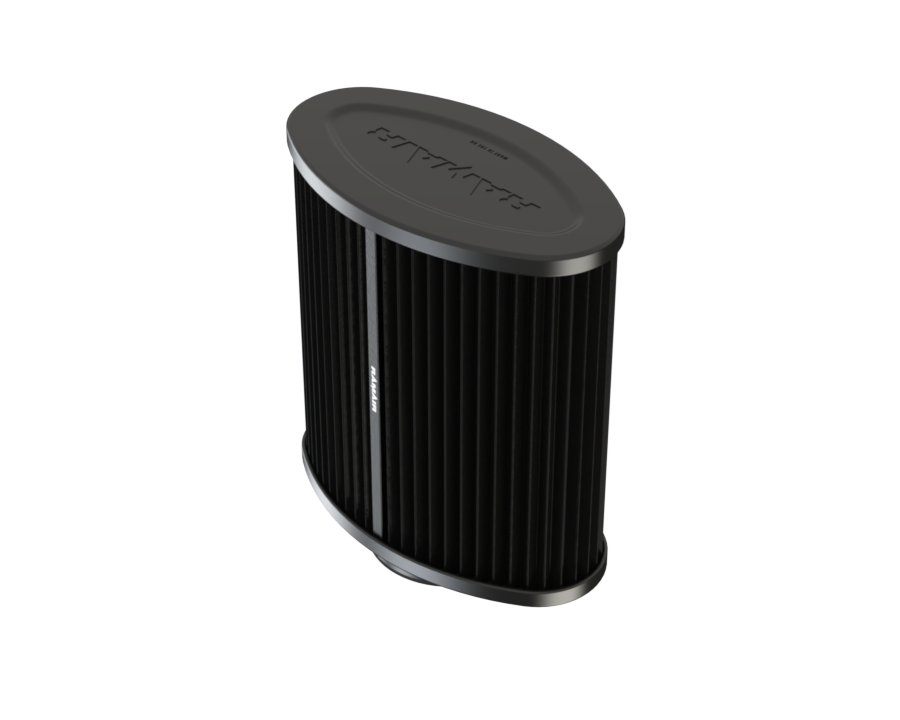 Ramair Pleated Oval Filter - 70mm ID