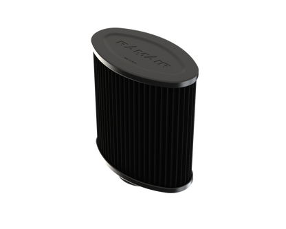 Ramair Pleated Oval Filter - 70mm ID