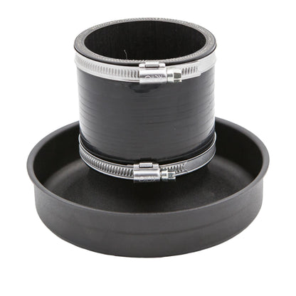 Ramair Pleated 90mm (3.5inch) ID Neck Large Cone Air Filter with Velocity Stack and Coupling