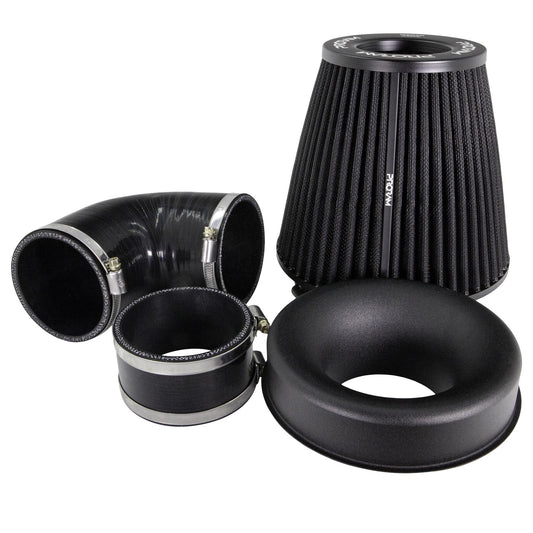 Performance Pleated Induction Kit for MK2 Focus ST - Black Hoses