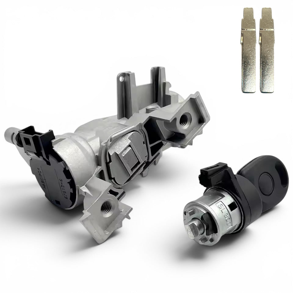 VW Audi SEAT Skoda Ignition Barrel Housing, Steering Lock & Ignition Switch Assembly
