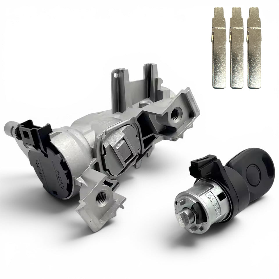 VW Audi SEAT Skoda Ignition Barrel Housing, Steering Lock & Ignition Switch Assembly