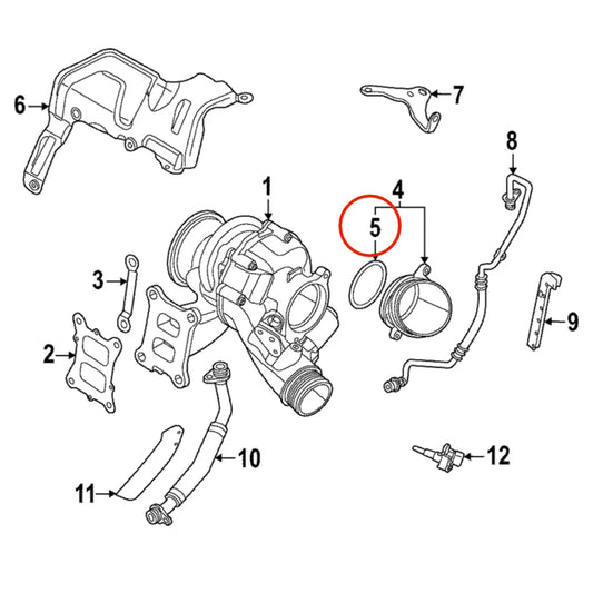 Genuine Intake Seal EA888.4 Garret Turbo