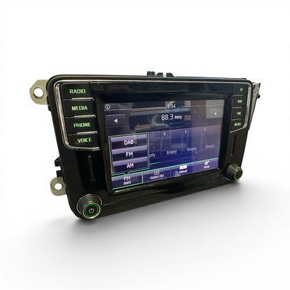 Refurbished Skoda MIB2 Navigation Unit | Apple CarPlay | DAB | Dual SD | CP Off | New Touchscreen