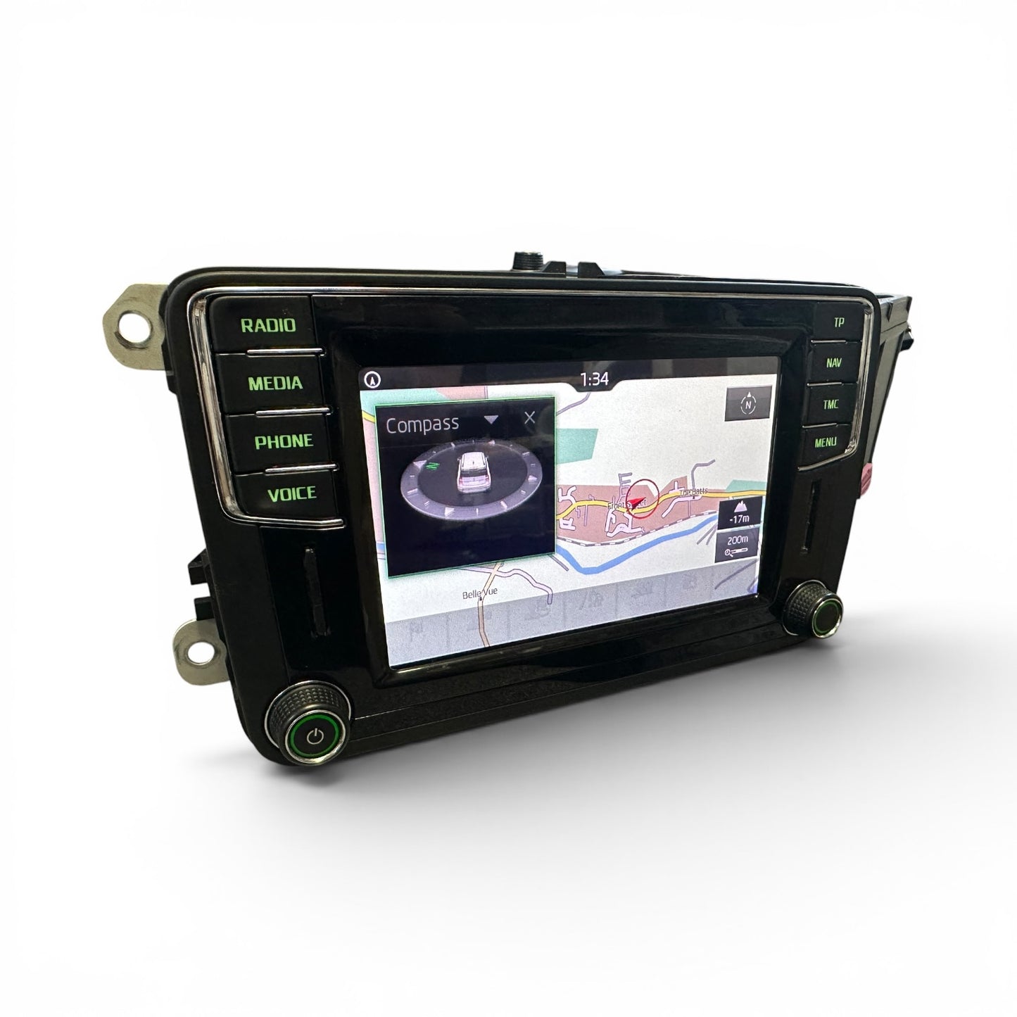 Refurbished Skoda MIB2 Navigation Unit | Apple CarPlay | DAB | Dual SD | CP Off | New Touchscreen