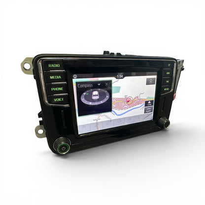 Refurbished Skoda MIB2 Navigation Unit | Apple CarPlay | DAB | Dual SD | CP Off | New Touchscreen