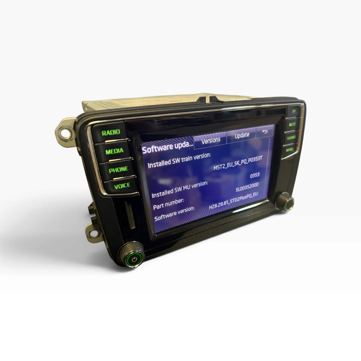 Refurbished Skoda / VW MIB2 Non-Nav Unit | Apple CarPlay | Android Auto | Voice Control | CP Off | New Touchscreen