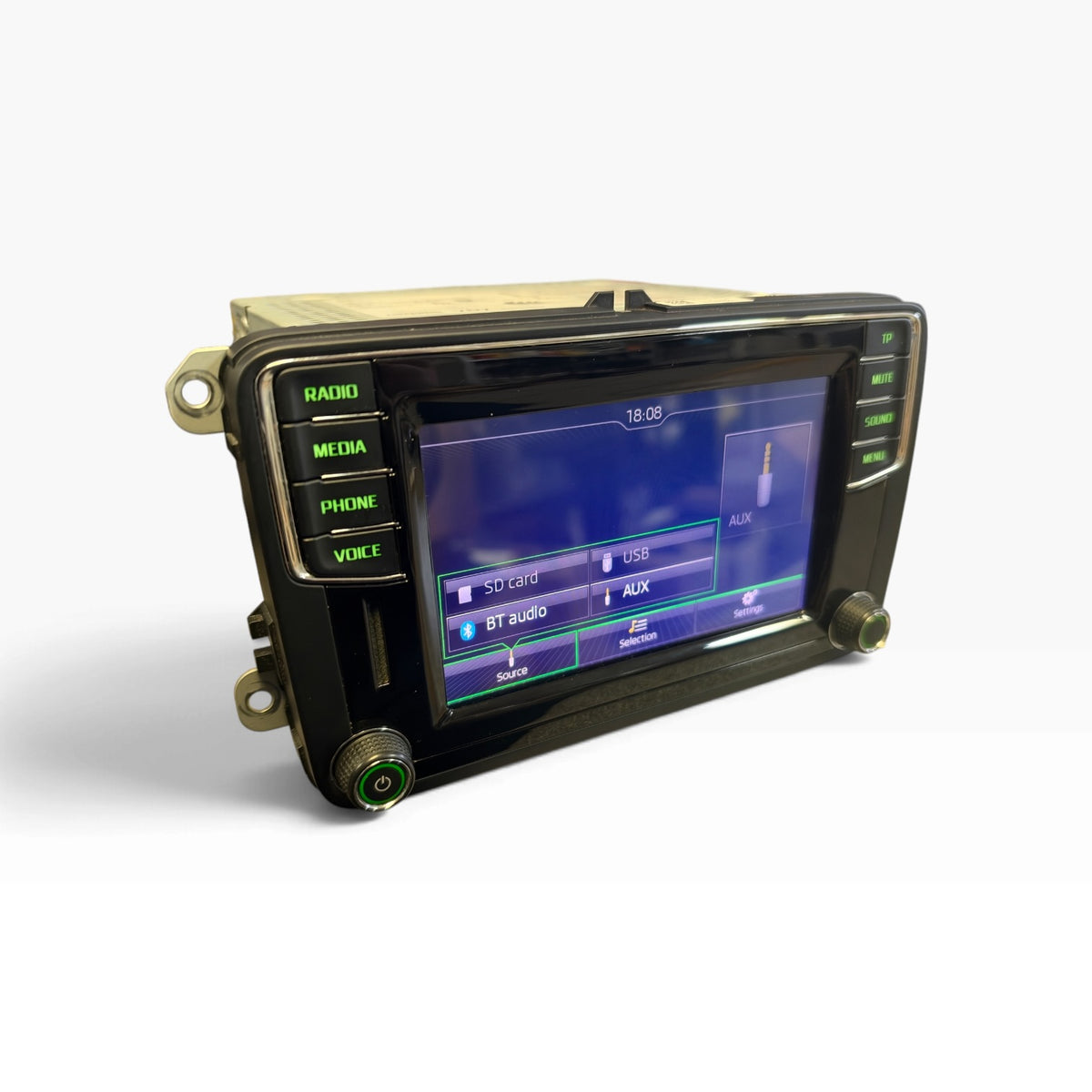 Refurbished Skoda / VW MIB2 Non-Nav Unit | Apple CarPlay | Android Auto | Voice Control | CP Off | New Touchscreen