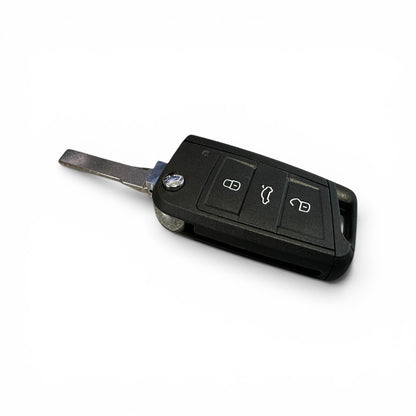Volkswagen Group 3 Button Replacement Flip Key Case