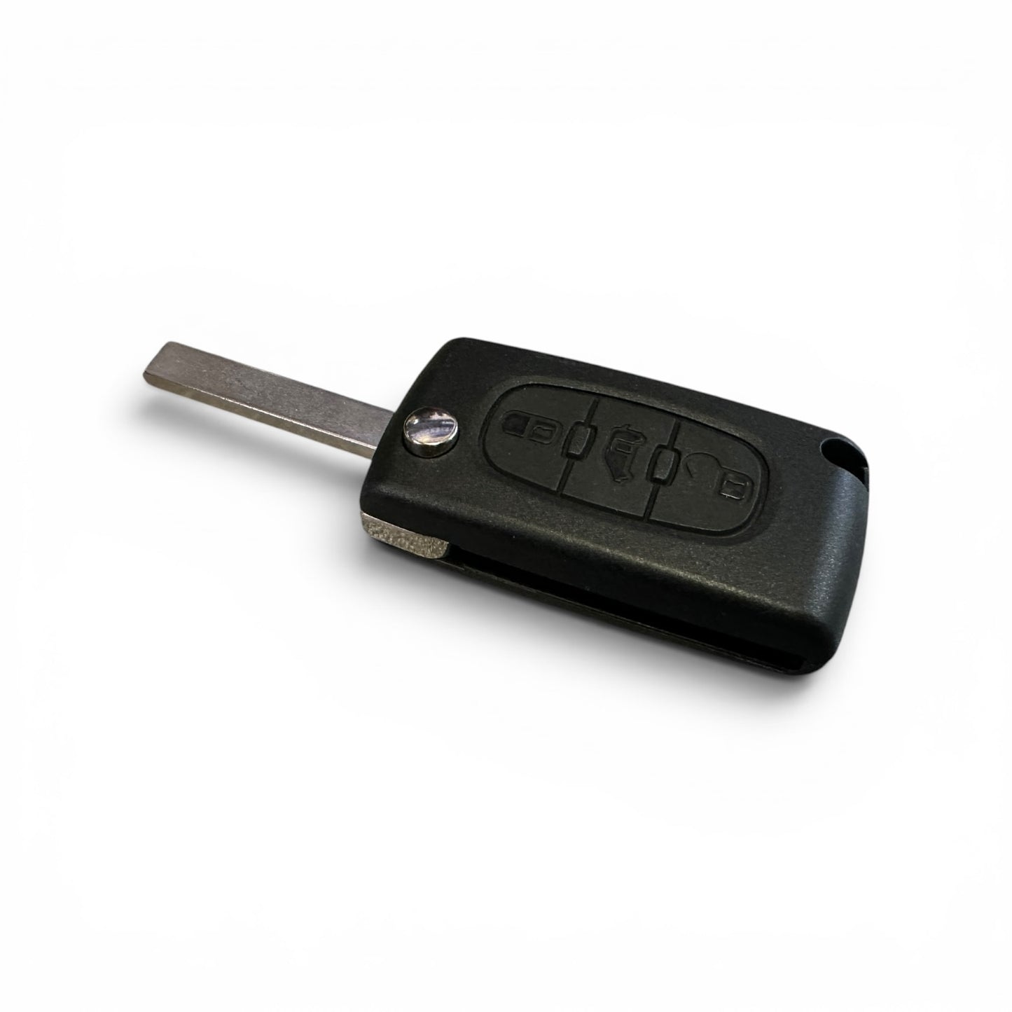 Peugeot & Citroen 3 Button Replacement Flip Key Case