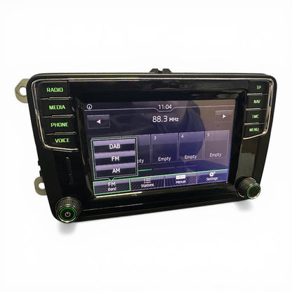 Refurbished Skoda MIB2 Navigation Unit | Apple CarPlay | DAB | CP OFF | New Touchscreen