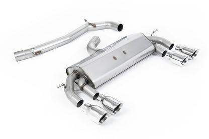 Milltek Cat Back exhaust system - Golf MK7 R Hatch (non GPF)