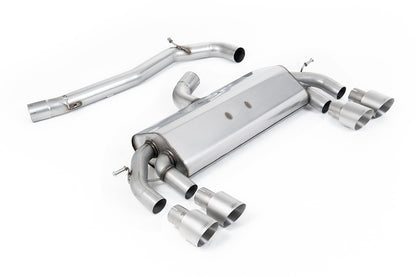 Milltek Cat Back exhaust system - Golf MK7 R Hatch (non GPF)