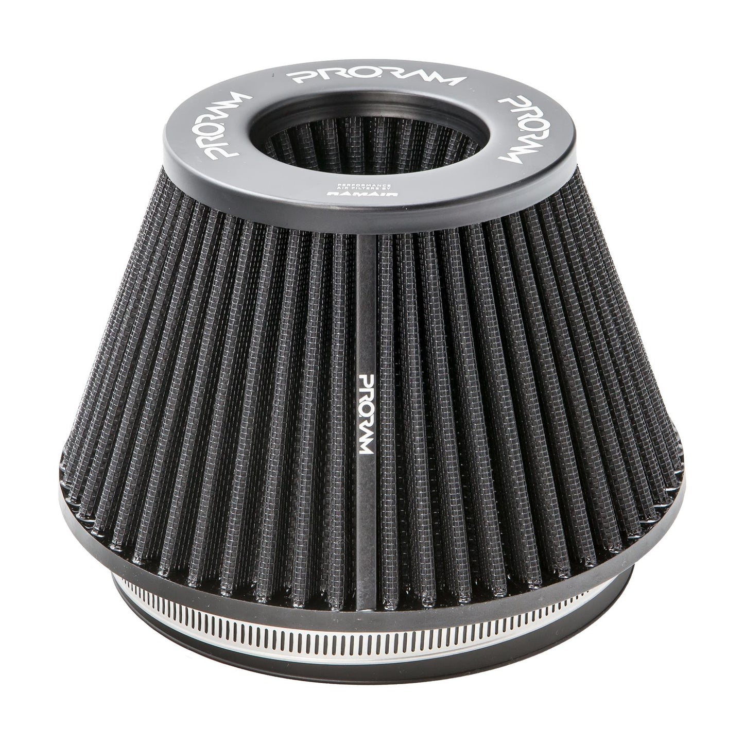Ramair Pleated 83mm (3.25inch) OD Neck Medium Cone Air Filter with Velocity Stack