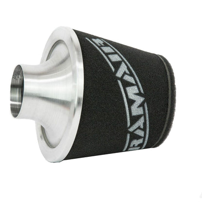 Ramair Foam Performance Universal Cone Air Large Filter Coupler - 80mm (3.1inch) Silver