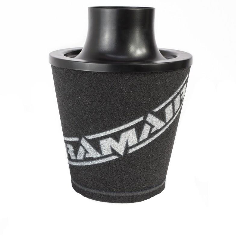 Ramair Foam Performance Universal Cone Small Intake Filter Coupler - 90mm (3.5inch) Black