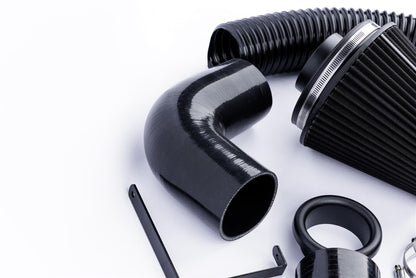 Performance Pleated Induction Kit for VW MK5 Golf R32 3.2 V6  - Black Hoses