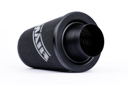 Ramair Small Foam Filter Aluminium Base 80mm (3.1inch) OD Black